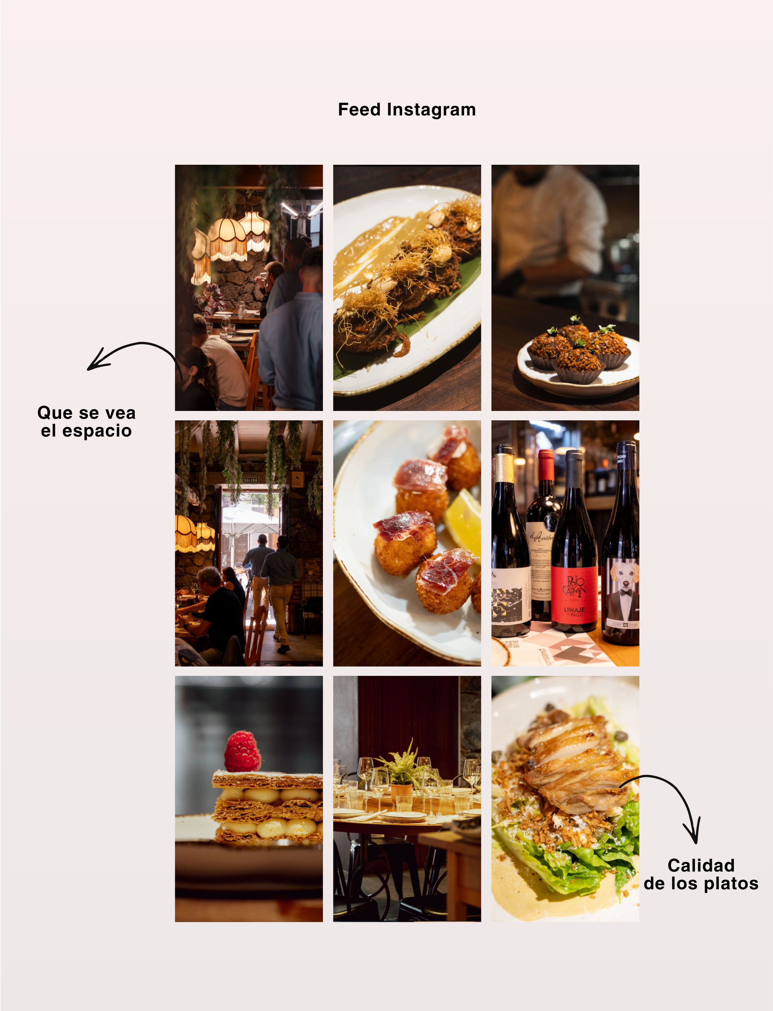 Feed Instagram propuesto para el Restaurante Guannabí