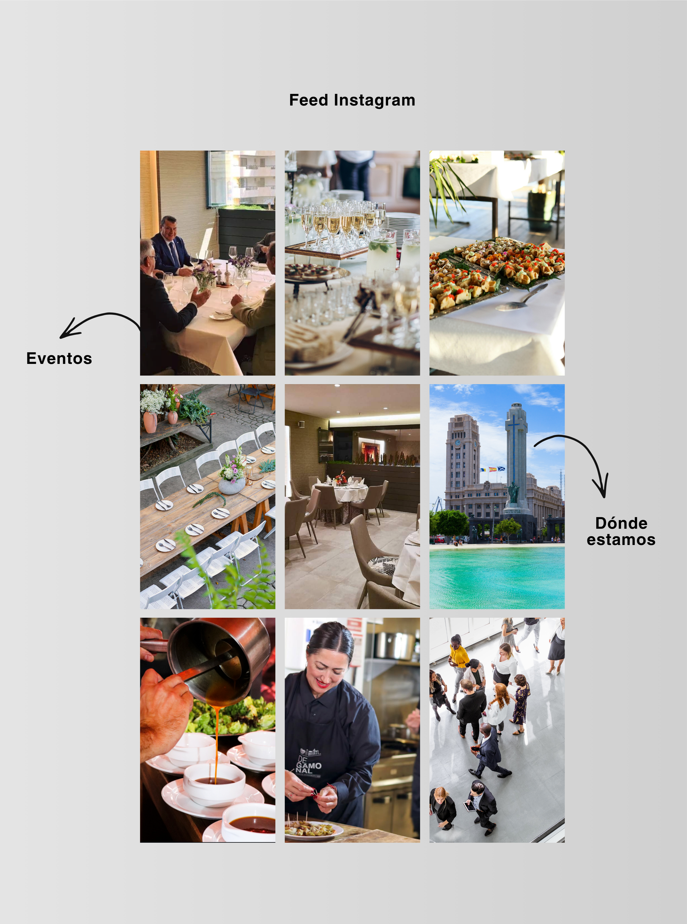 Feed Instagram propuesto para el Restaurante Niokobok